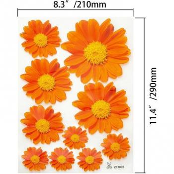 WHISM DIY Flower Art Wall Stickers