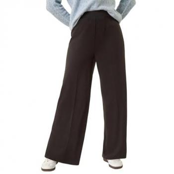 Pantalons Ponte stretch à jambes larges Roman