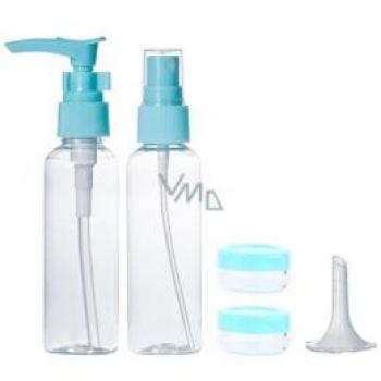 Cestovní set nádobek 2 x 25 ml + 2 další nádobky