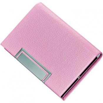 F3MA estuche de cuero PU para tarjetas de crédito e identificación, 25 tarjetas