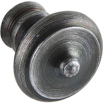 Möbelknopf „Duke“ aus gebürstetem Eisen – Schörghofer (Ø 25‑35 mm)