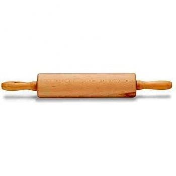 Kugellager‑Teigroller Patisse in walnussbraunem Holz