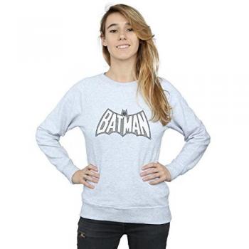 Grey Batman Retro Crackle T-Shirt Style Sweater