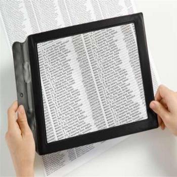 A4 Reading Aid Magnifying Lens