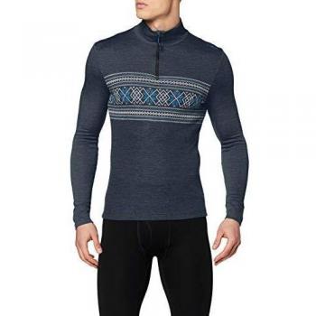 Herren-CMP Merino-Hemden 39Y4127 – Black Blue – M