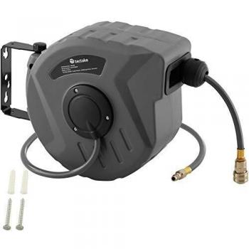 Carrete de manguera de aire comprimido automático Tectake