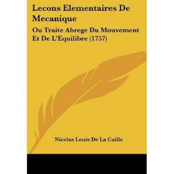 Leçons Élémentaires de Mécanique