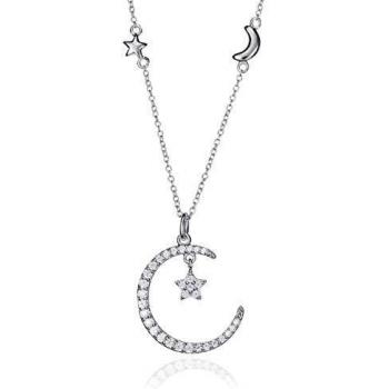 Collar Viceroy de Plata de Ley para Mujer con Diseño de Luna