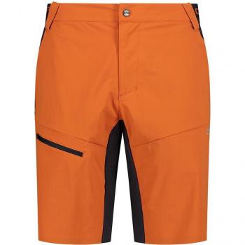 CMP Shorts Light Stretch Arancione Nero