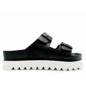 Thies 1856 ® Damen Sandale Ecofoam schwarz