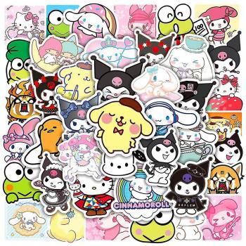 Collection Kuromi + Ma Mélodie – 50 autocollants Sanrio