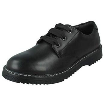 Start Rite Standard Fit schwarze Schnürschuhe für Mädchen