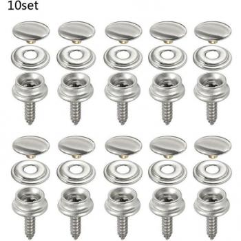 Pack Attaches Taraude en Acier Inoxydable (10) – Marine & Automobile