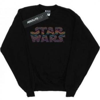 Star Wars Ladies Color Aztec Graphic Sweatshirt XXL White
