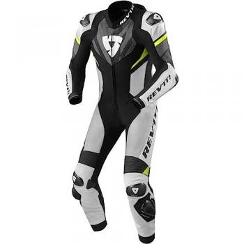 Combinaison en Cuir Rev'It! Hyperspeed 2 Noir-Gris Taille 56