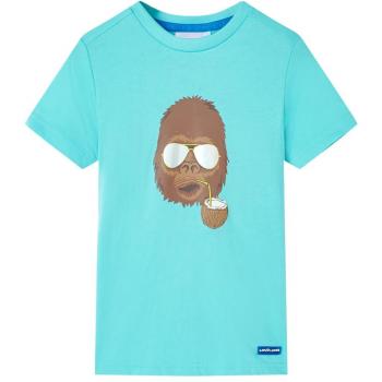 Aqua Youth T-Shirt with Short Sleeves 128