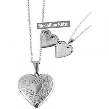 Collar Elegante con Colgante de Corazón Plateado