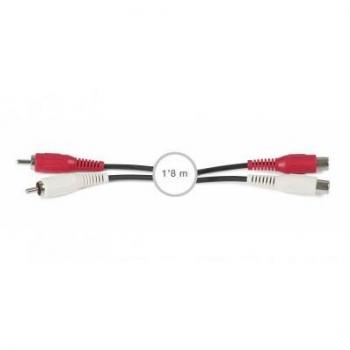 Cable de audio RCA 2x2 1.8 m