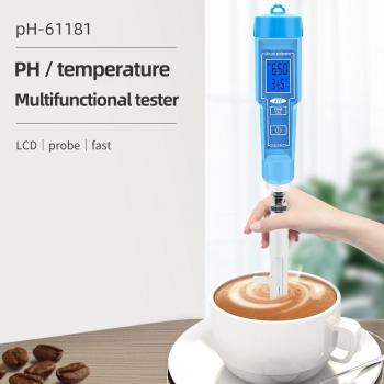 Acidímetro Digital PH-61181 con Calibración Automática