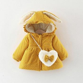Cozy Floral Outerwear for Baby Girls