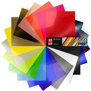 Blocs HTV Artisan – 20 feuilles 12x20 pouces, non toxiques