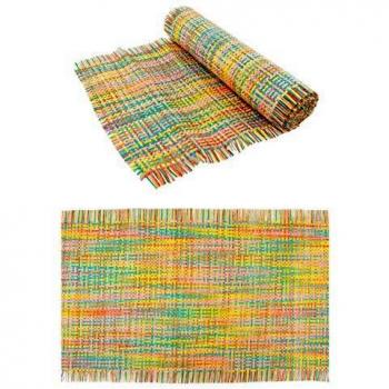 Chemin de table Natte couleur pastel 30 cm × 3 m