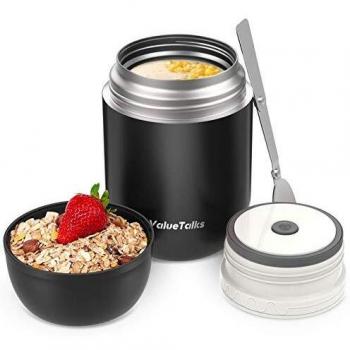 Termo de Comida 450ml Acero Inoxidable con Cuchara Plegable