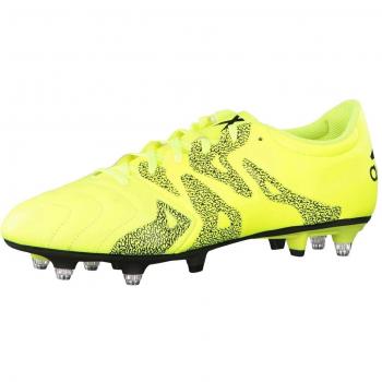 Adidas Fußballschuhe für Männer X 15.3 SG – Solar Yellow/Core Black, Leder, 40 2/3