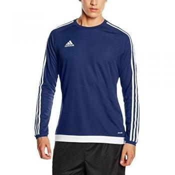 Camiseta Masculina Adidas Estro 15 JSY L Azul Marine / White XL