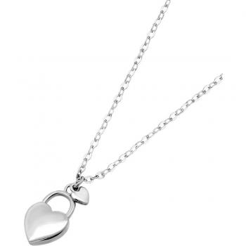 Collar Time Road WS03208/45 Corazón de Plata 45 cm para Mujer