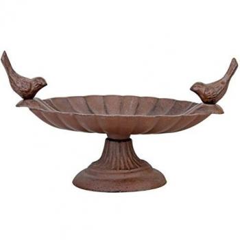 Fallen Fruits Vintage Cast Iron Bird Bath