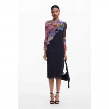 Nero & Fiori – Vestito Midi Desigual