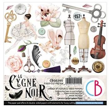 Cygne Noir 6x6 Fussy Cut Pad 24 Sheets