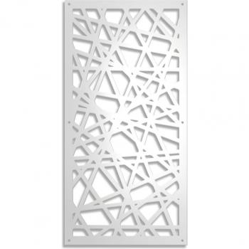 Sombrilla Sombra Diagonal Compacta 98x198 cm PVC Blanco