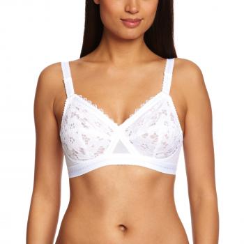 Playtex Classic Lace Full-Cup Bra – White 40B