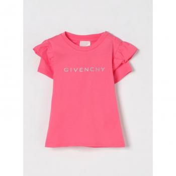 T-Shirt Enfant GIVENCHY 12M Fuchsia