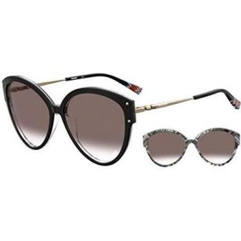 MISSONI Women's MIS 0004/S Sunglasses, Black, 59 mm