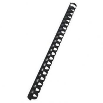 Fellowes Plastikbinderücken, DIN A4, 21 Ringe, 12 mm, schwarz