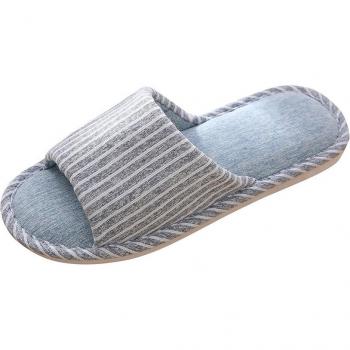 SoftStep Men’s Indoor Striped Slip-Ons