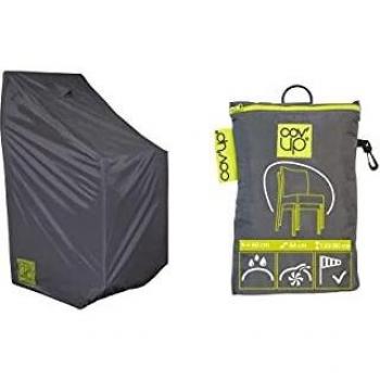 Funda gris para sillas apilables 66 x 66 x 120 cm