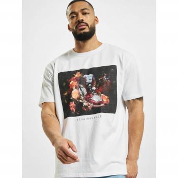 Mister Tee Renaissance Artwork Oversized T-shirt White Male L