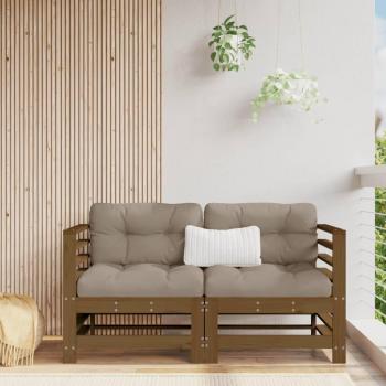Mueble Esquinero con Cojines 2 uds – Pino Miel