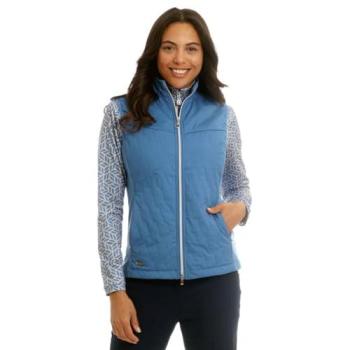 Island Breeze Bright Blue Women's Golf Vest – Size XL