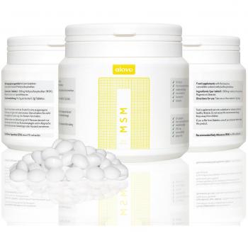 Alovo MSM 1000mg 300 tablets | High Dosage, Certificate of Analysis Included