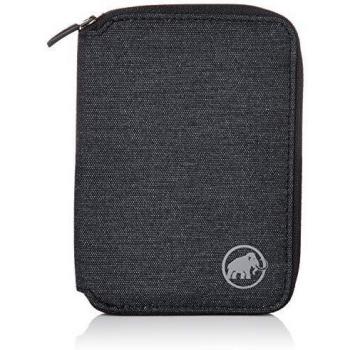 Mammut Schwarzes Zip Wallet Mélange Geldbeutel