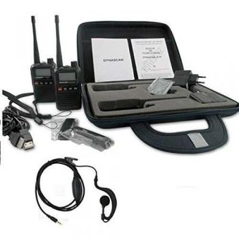 Dynascan R‑10 Executive‑Aktentasche mit doppeltem Walkie‑Fach