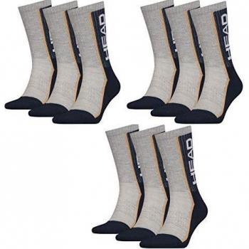 3 Pack Calzini Head in Tonalità Diverse