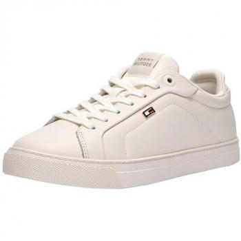 Tommy Hilfiger Sneaker mit Schnürverschluss in Ecru, Größe 40