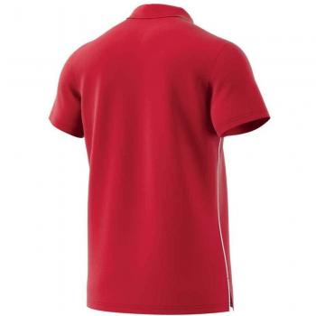 Adidas Kinder Core 18 Polo, Power Red & White, 164