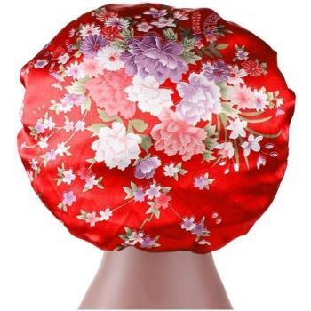 Bonnet Satiné à Bords Élargis pour Cheveux 56-58 cm